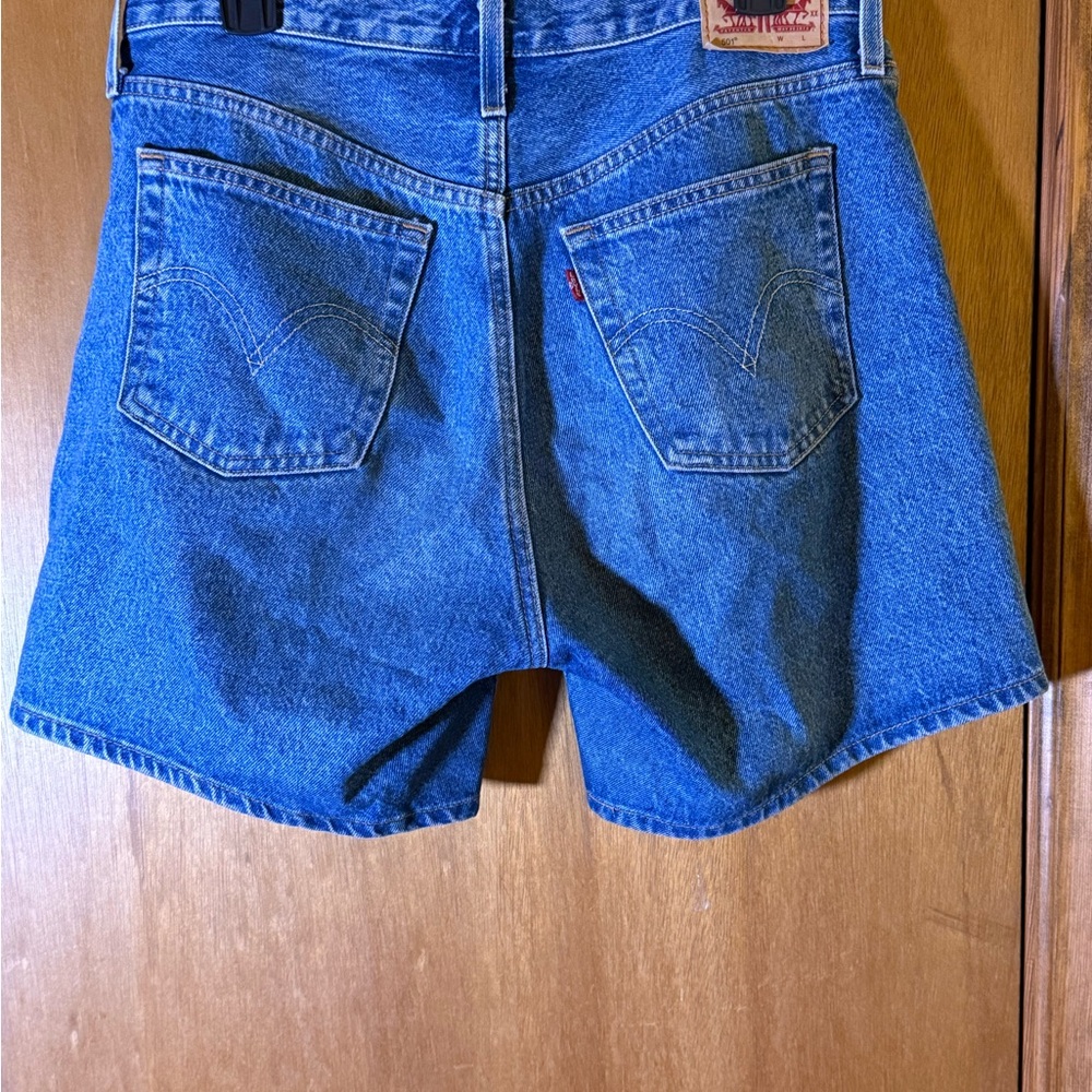 Classic Women’s Levi’s 501 Blue Denim Button Fly Shorts